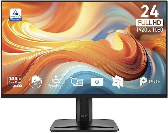 MSI PRO MP245 E14VL VA Monitor 23.8" FHD 1920x1080 144Hz με Χρόνο Απόκρισης 1ms GTG