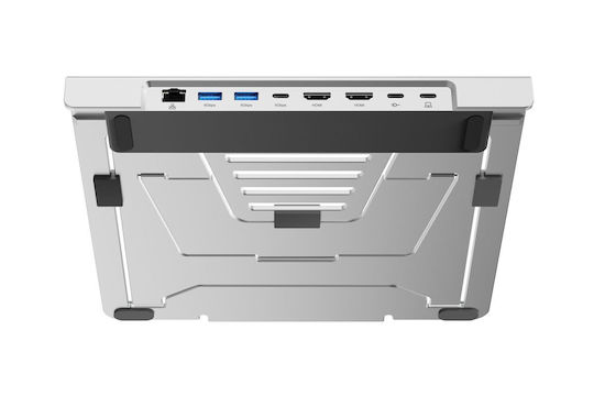 Conceptronic DONN35S USB-C Докинг станция с HDMI PD Ethernet Сребриста