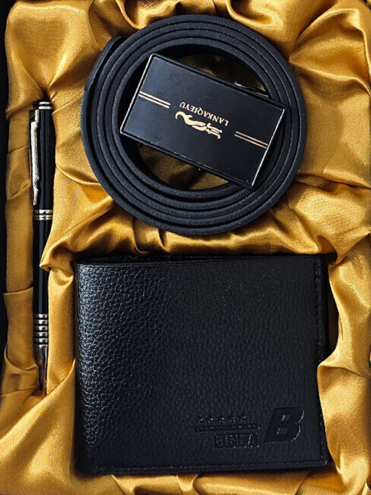 Set Portofel bărbătesc Negru