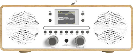 Reflexion HRA21DAB+ Επιτραπέζιο Ραδιόφωνο Ρεύματος DAB+ με Bluetooth Καφέ