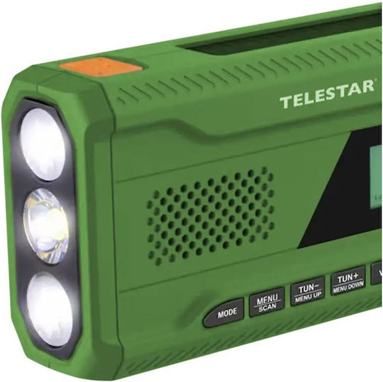 TELESTAR TOP NO. 5 Портативно Радио Соларно DAB+ с Bluetooth Зелено