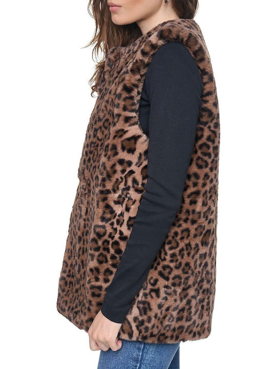 Дамско яке за зима Leopard Woodsmoke