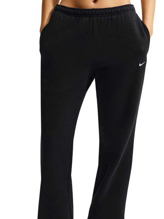 Studio Fleece Flared Sweatpants Fleece Black