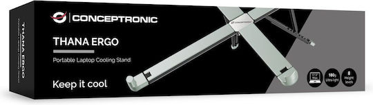 Conceptronic Ergo Laptop Stand for Laptop up to 17.3" Silver