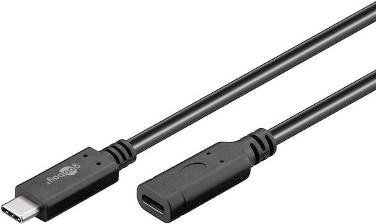 Goobay USB 3.2 Cable USB-C male - USB-C 60W Λευκό 1m 61038