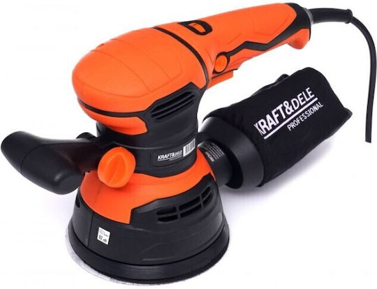 Kraft & Dele Foaie de Șlefuire pentru Șlefuitor Excentric K80 125x125mm Set 50 Bucăți