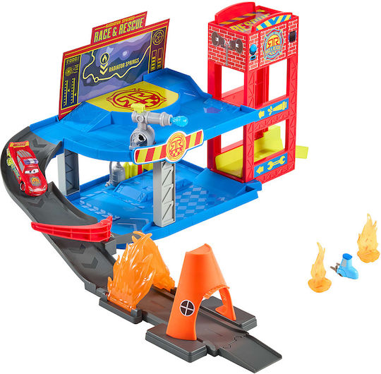 Mattel Lightning McQueen Cars Race & Rescue Pista