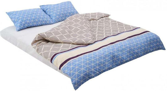 Heinner Set Husă pentru pilotă 100% bumbac 180x200cm Semidublă cu față de pernă și 1 cearșaf Roly