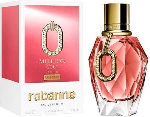 Rabanne Million Gold Her Pure Diamonds Парфюмна вода Дамски 50 Ml