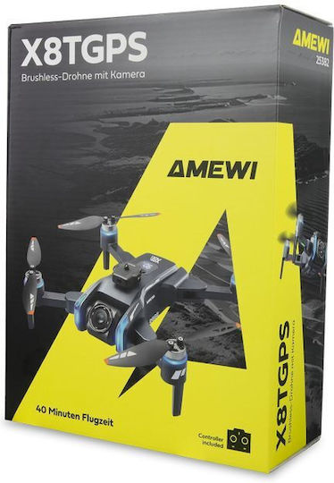 Amewi AMXFlight X8TGPS Dronă 2,4 GHz cu Cameră 720p