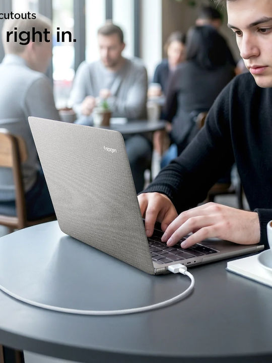 Spigen Urban Urban Калъф за лаптоп 13" в сив цвят