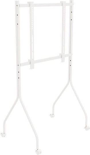 Maclean Energy MC-180 W Floor TV Mount up to 80" and 50kg White