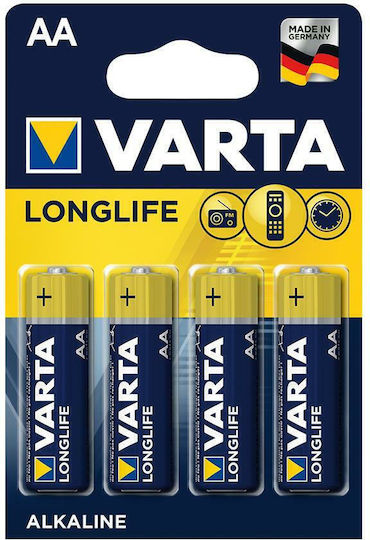 Varta LongLife Алкална батерия AA 1.5V