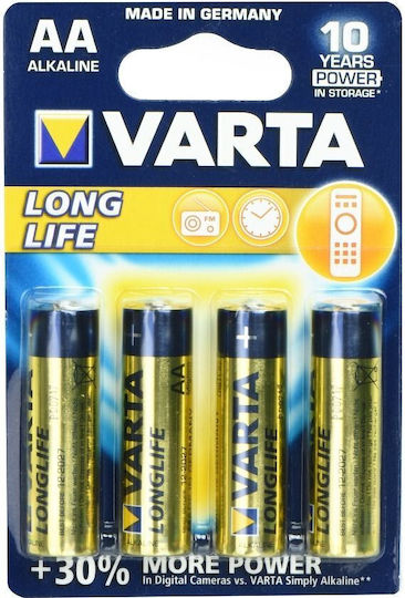 Varta LongLife Алкална батерия AA 1.5V