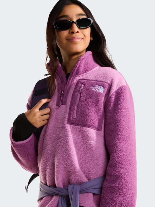 Kids Long-Sleeved Purple Blouse