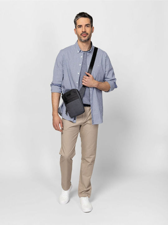 Geantă Bărbătească de Umăr / Tip Crossbody Gri