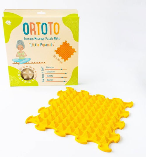 Ortoto Covoraș de Masaj pentru Picioare Galben