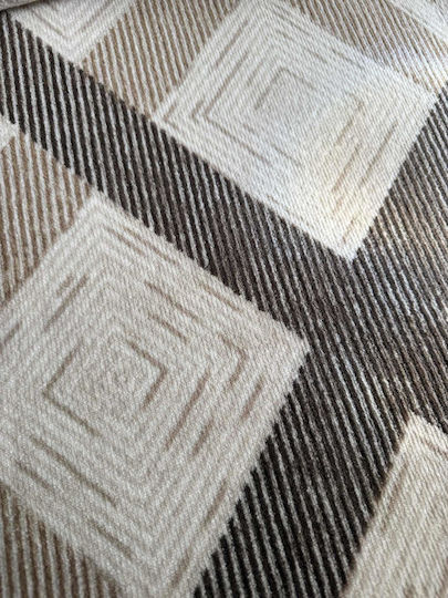 Linea Home 6204 Rutschfester Flur Teppich Beige 70x200cm