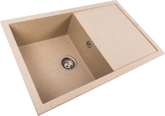 Zelto 7950 Magnum Drop-In Kitchen Sink from Liquid Granite M79xP50cm Safari