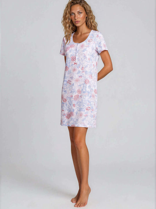 Pink Label Cămașă de noapte de vară din bumbac pentru femei Pink Label Pink Label Cămașă de noapte de vară din bumbac pentru femei Pink Label