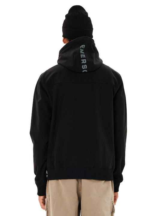 Bonded Herren Bomber Wasserdicht Schwarze