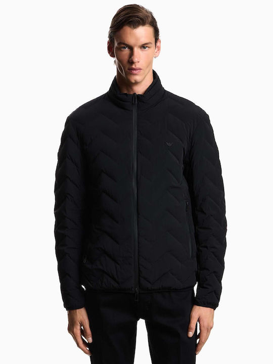 Emporio Armani Herren Jacken Puffer Schwarze