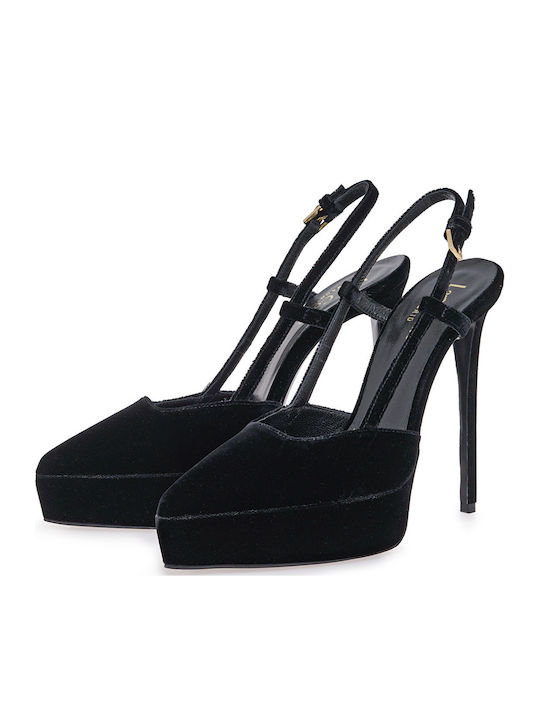 Heels with High Heel Black