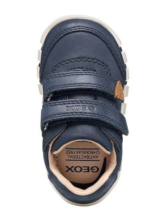 Kids Sneakers High Anatomic with Hoop & Loop Closure Orange