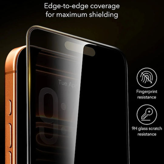Esr Privacy Armorite Pro Προστατευτικό Οθόνης Ultrafit 3 Τεμάχια Iphone 18 Pro Max Μαύρο