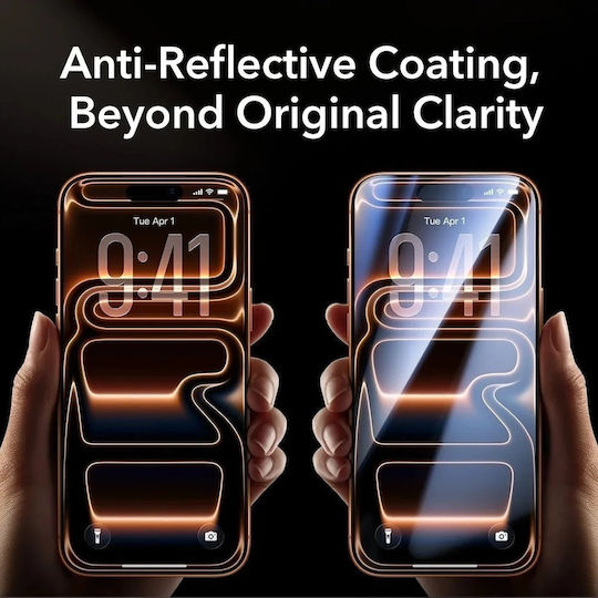 ESR Datenschutz Armorite Pro Displayschutzfolie Ultrafit 3 Stücke für iPhone 18 Pro Schwarz