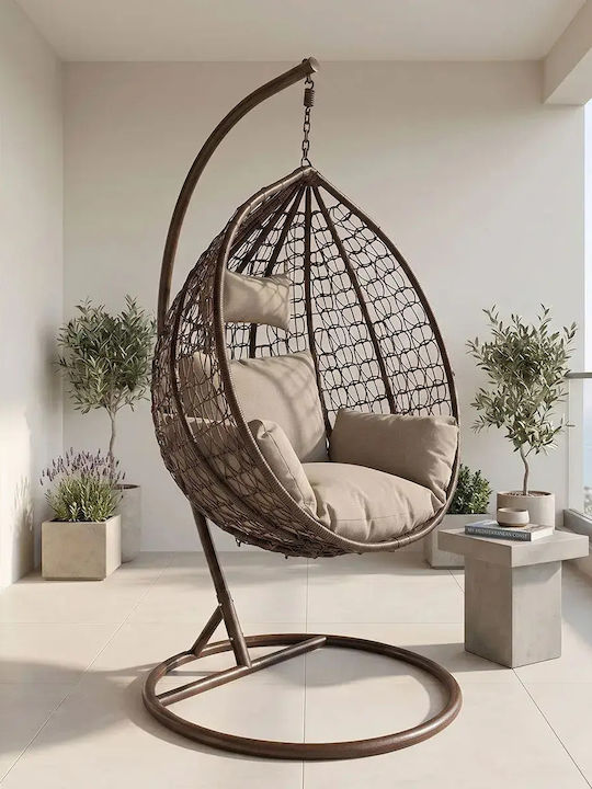Zafer Rattan Nest 106x103x200cm Brown Zafer Rattan Nest 106x103x200cm Brown