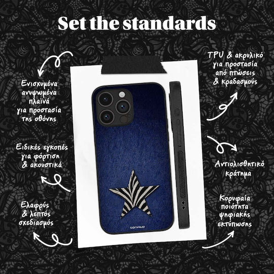 Sonique Diva Series Handyhülle Motorola Motorola Razr 50 Ultra Denim Zebra
