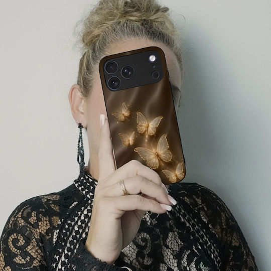 Θήκη Sonique Diva Series Motorola Moto E13 4g Χρυσές Πεταλούδες