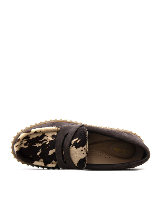 Torhill Penny Leder Damen Mokassins in Beige Farbe