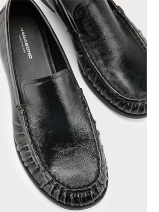 Brandi Loafers Dama din Piele în Culoare Neagră