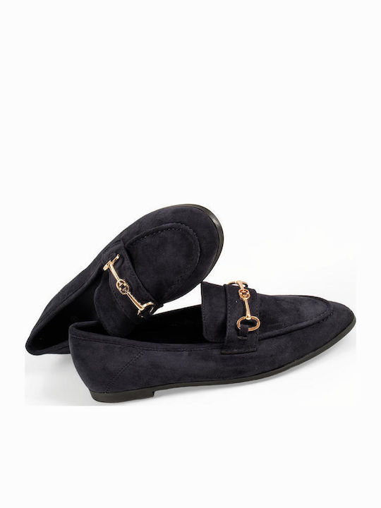 Mocasini Dama Loafers În Culoare Albastră