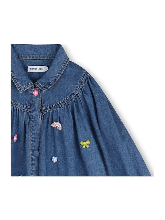 Girls Dress Blue