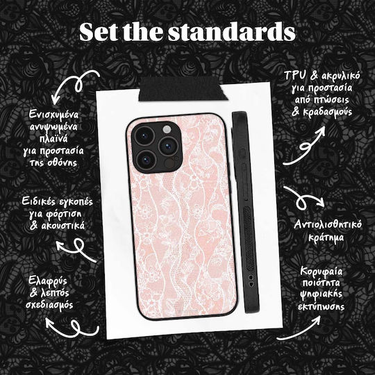Husă Sonique Diva Series Xiaomi Xiaomi 17 Pro Max 5g Roz Dantelă