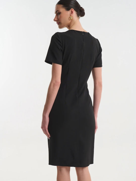 Sommer Midi Abendkleid Schwarz