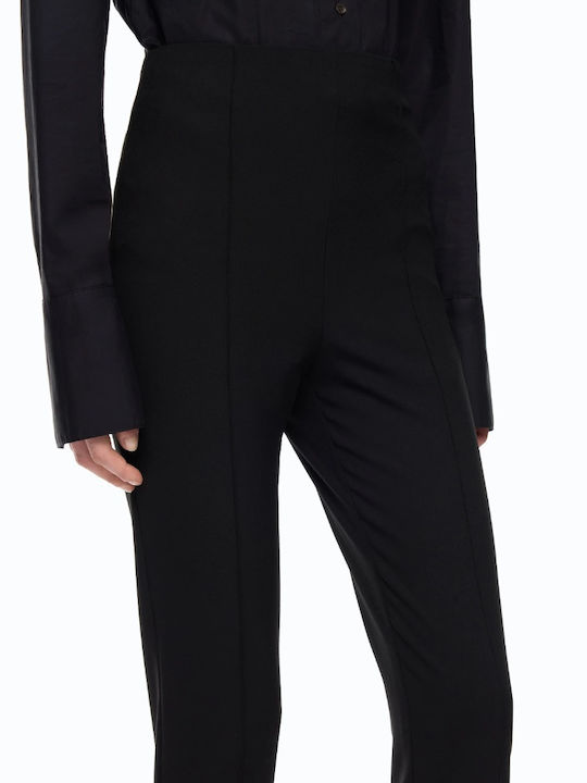 Women's Fabric Trousers Black