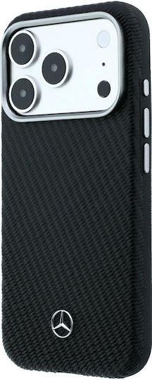 Mercedes Leder Semi Wrap Holzoptik Magsafe Iphone 18 Pro Max 17 Pro Max Schwarz
