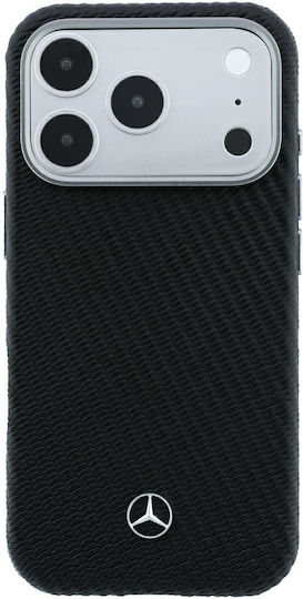 Mercedes Leder Semi Wrap Holzoptik Magsafe Iphone 18 Pro Max 17 Pro Max Schwarz