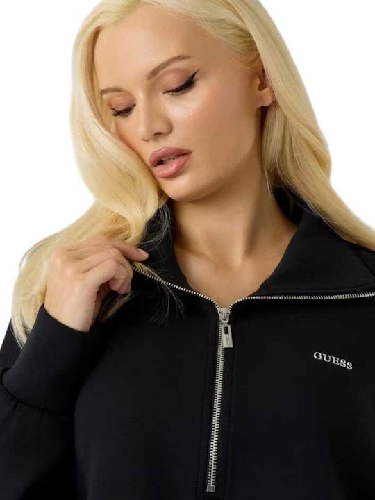 Damen Sweatshirt Jacke Schwarz