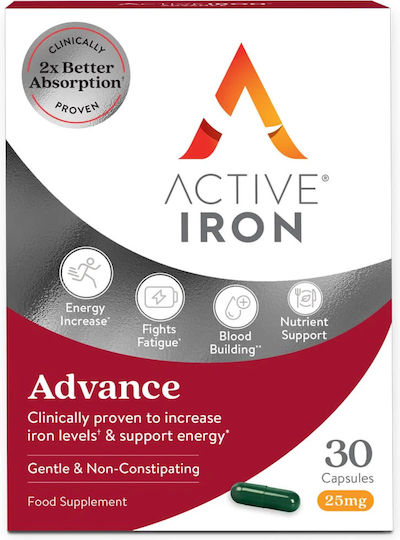 Bionat Active Iron Advance 25mg 30 Capsule