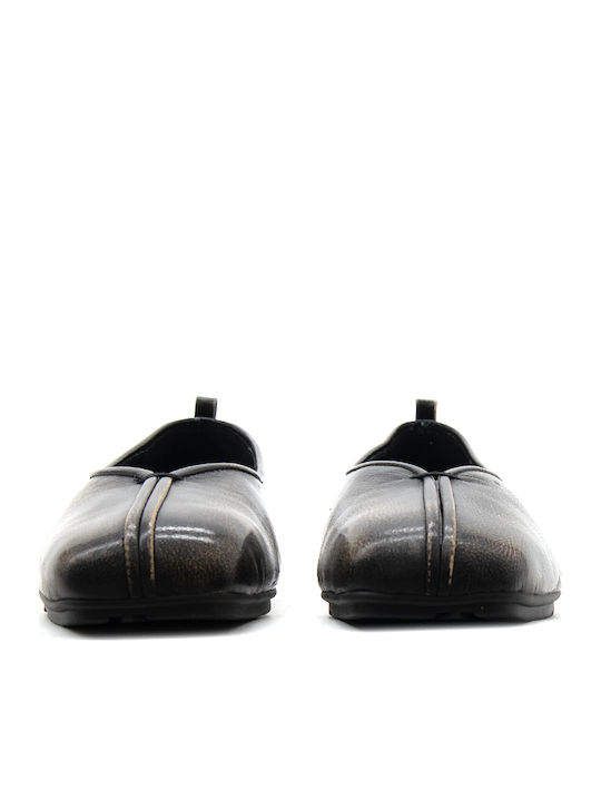 Ash Breeze 01 Combo A Leder Damen Ballerinas in Schwarz Farbe Ash Breeze 01 Combo A Leder Damen Ballerinas in Schwarz Farbe