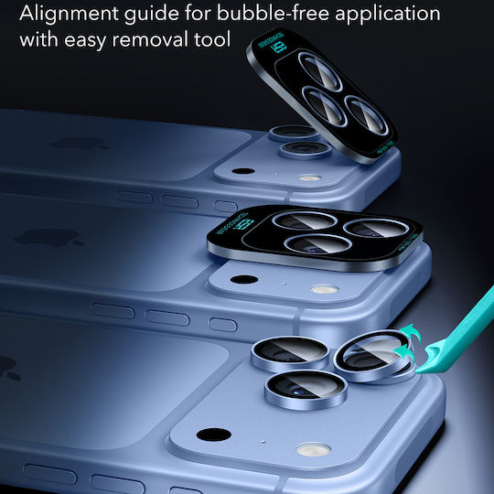 ESR Armorite Защита на Камерата Закалено Стъкло Синьо за iPhone 18 Pro / iPhone 18 Pro Max