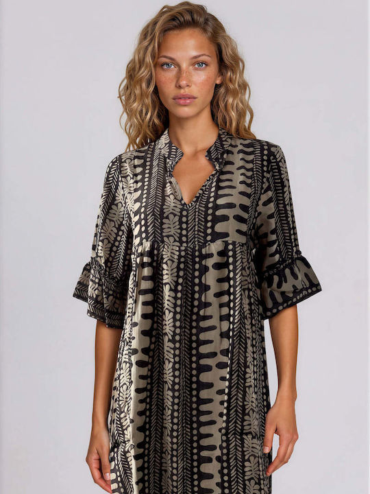 Pink Label Damenkaftan Für Strand Pink