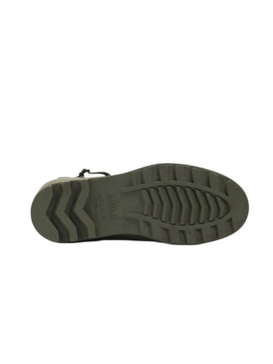 Damenstiefel Khaki