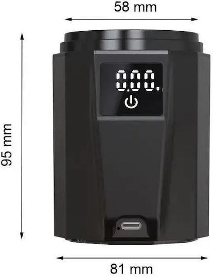 4bars S206 500g/0.05g Pahar Dozator Pentru Cafea Cu Cântar Integrat Reîncărcabil