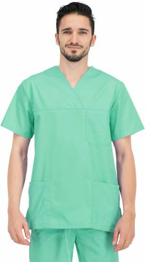 bwell Unisex Medizinische Bluse Flieder
